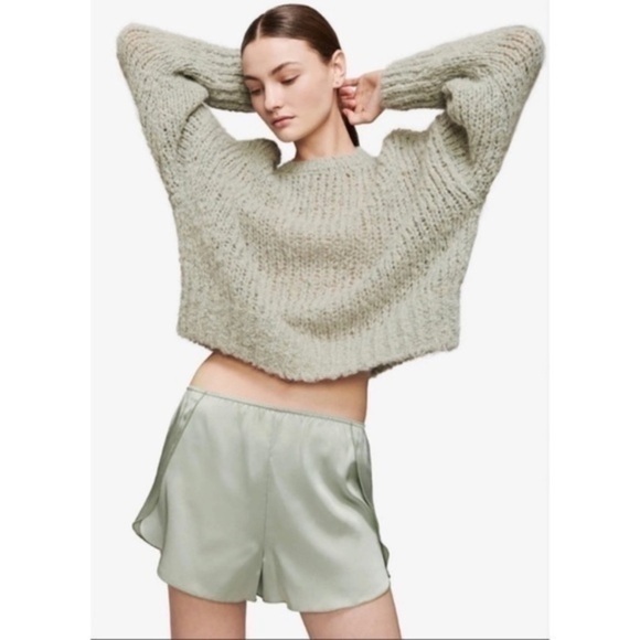 ANINE BING Jade Silk short size Large - Picture 1 of 6